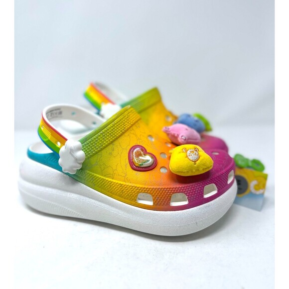 Crocs Care Bears Clog Size Multicolor Light Up S'allume shoes Women's 7 - RARE - Picture 7 of 15